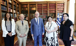 Το Προεδρείο της ΕΕΔΑ με τον Πρόεδρο της Δημοκρατίας