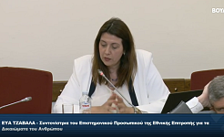 Η συντονίστρια του επιστημονικού προσωπικού της ΕΕΔΑ Εύα Τζαβαλά