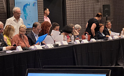 Photo from the meeting of the Monitoring Committee