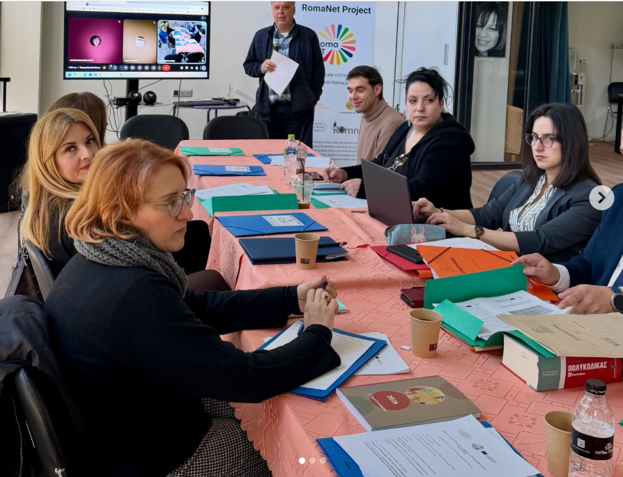 Στιγμιότυπο από τη συνάντηση για το έργο Romanet