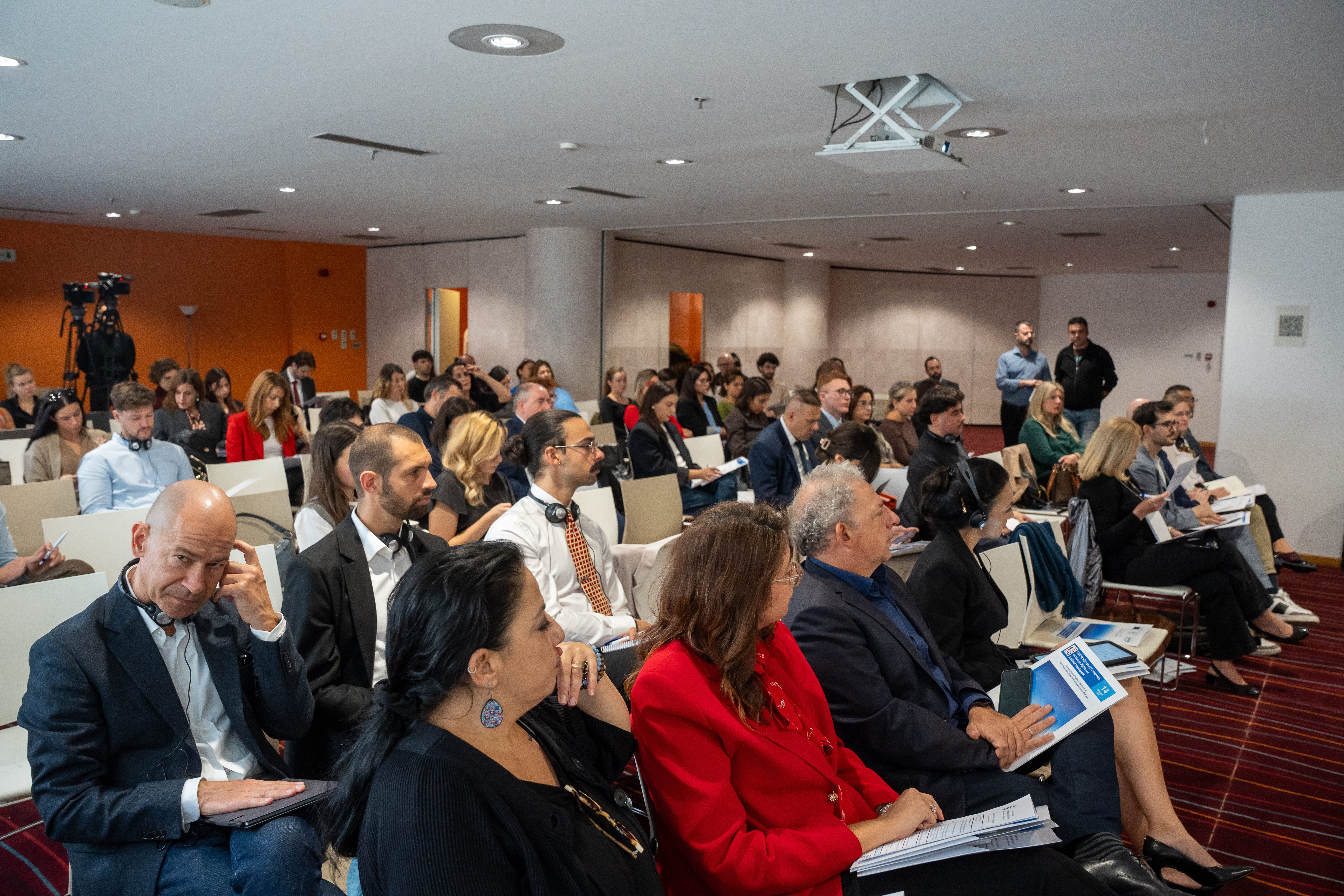 Photo from the audience of the Conference