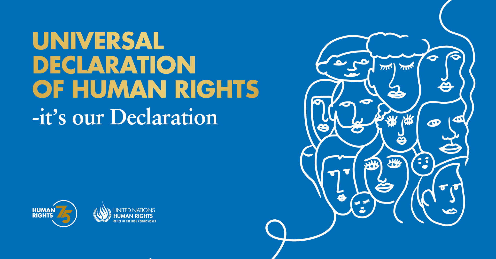 Αφίσα του ΟΗΕ για την Παγκόσμια Ημέρα Δικαιωμάτων του Ανθρώπου