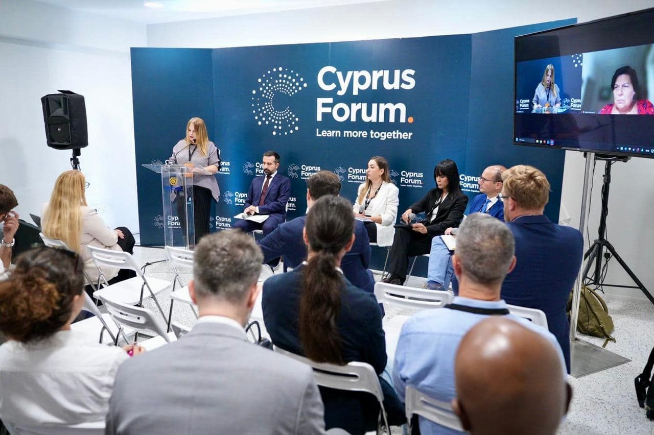 Φωτογραφία από το πάνελ του Cyprus Forum 2024